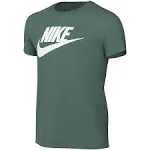 Nike Big Boys' Sportswear Cotton Tee, Green, Size: Small