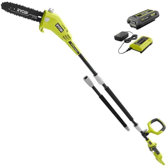 RYOBI Open Box - RYOBI 40V 10 in. Cordless Battery Pole Saw with 2.0