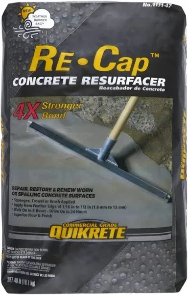 Quikrete Re-Cap Concrete Resurfacer