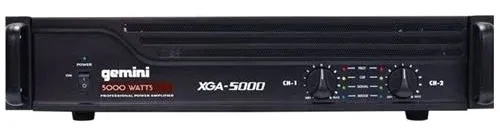 Gemini XGA-2000 Professional Audio Power Amplifier 2000W Rack PA Amp XGA2000