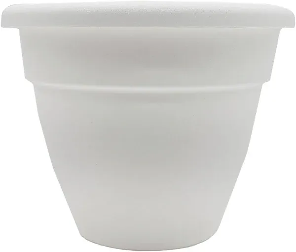 HC Companies 12-Inch Dusty Teal Caribbean Planter