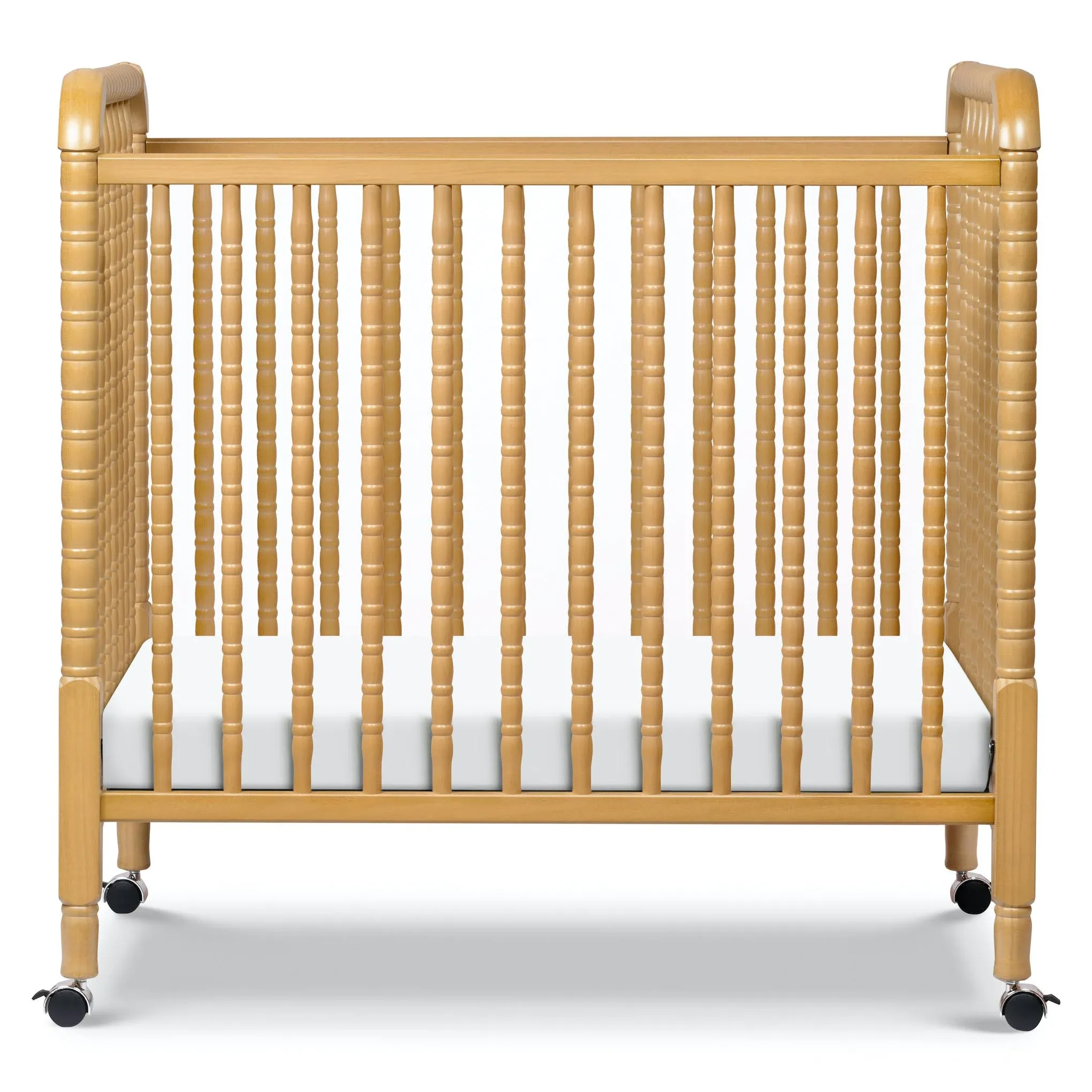 DaVinci Jenny Lind 3-in-1 Convertible Mini Crib - Honey