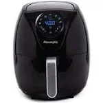 PowerXL Air Fryer 7 qt Maxx Classic, Extra Hot Air Fry, Cook, Crisp, Broil, Roast, Bake, High Gloss Finish, Nonstick, Black