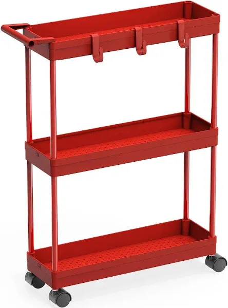 Simple Houseware 3-Tier Slim Storage Cart