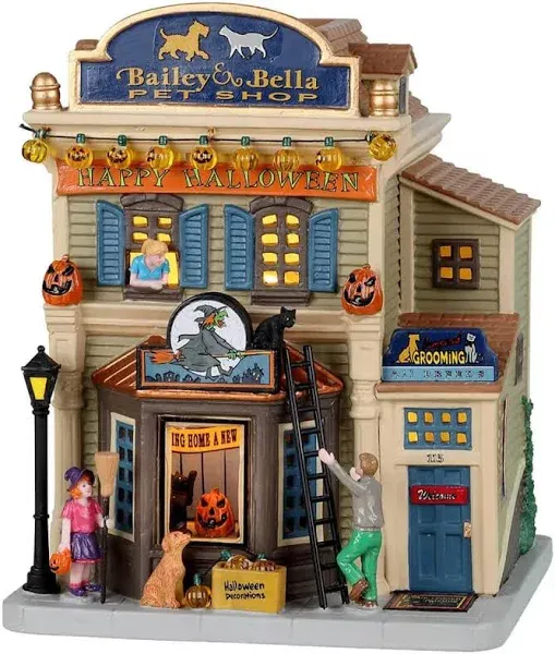 Lemax Bailey & Bella Pet Shop