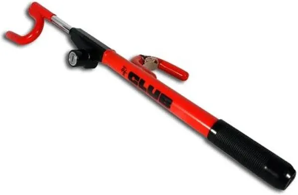 The Club 1000 Original Club Steering Wheel Lock, Red