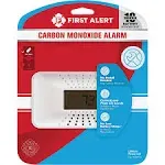 First Alert Carbon Monoxide Alarm with Temperature Digital Display