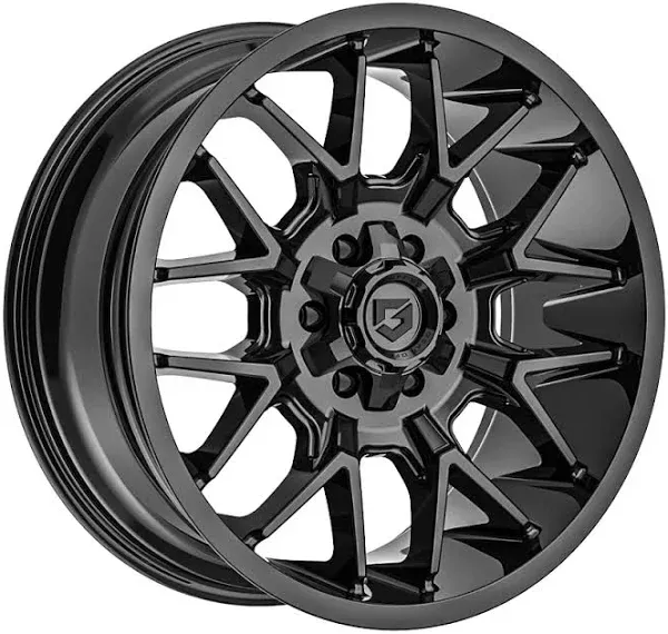 Gear Off Road 768B Primacy Gloss Black 20x9 5x4.5 / 5x5 0mm (768B-2090500)