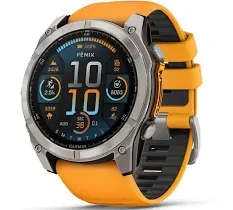 Garmin Fenix 8 AMOLED 43mm / Silver/Whitestone