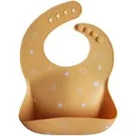 Mushie Silicone Baby Bib (Sun Orange)