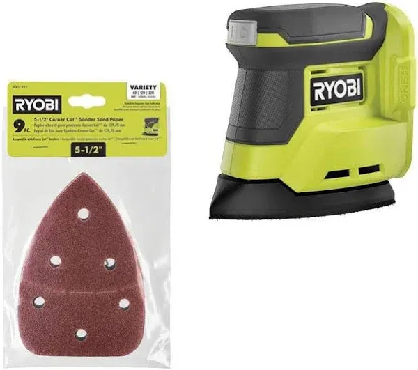 RYOBI ONE+ 18V Cordless Corner Cat Finish Sander