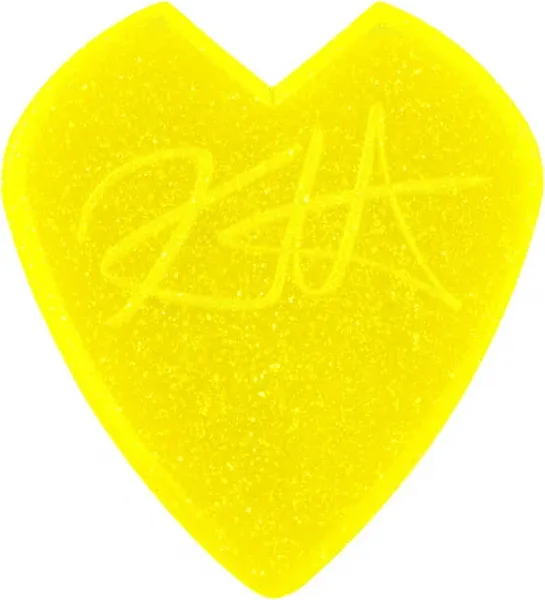 Dunlop Kirk Hammett Jazz III Yellow Glitter Guitar Picks