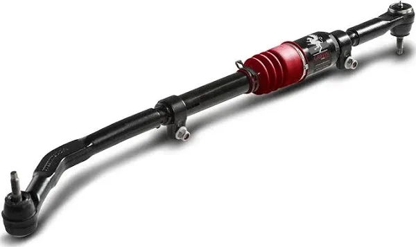 Jeep Drag Link No Dril Top Mount w/ Griffin Red Bellow Yeti XD For 07-18 Wrangler JK Steer Smarts