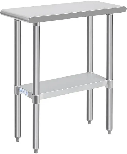 Amgood AMG WT-3030 30 Lon Stainless Steel Table with Undershelf