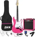 LyxPro EGBK39PN Kit 39&#034; Electric Guitar with Bag and Accessories