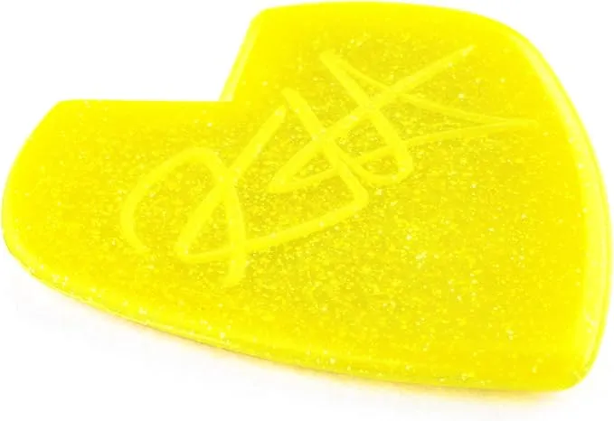 Dunlop Kirk Hammett Jazz III Yellow Glitter Guitar Picks