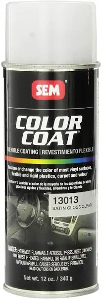 SEM Products Color Coat Satin Gloss Clear Aerosol