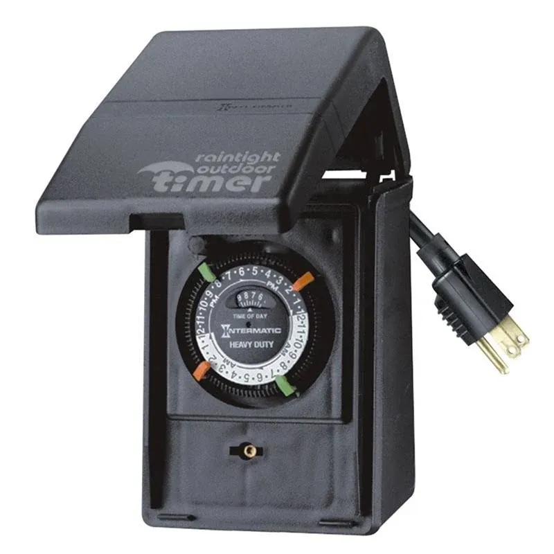 Intermatic P1121 Heavy Duty Outdoor Timer 15 Amp/1 HP,