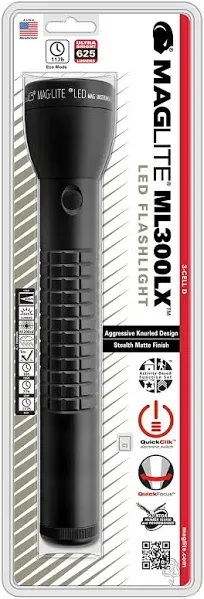 Maglite ML300LX 3-Cell D-LED Blister Pack