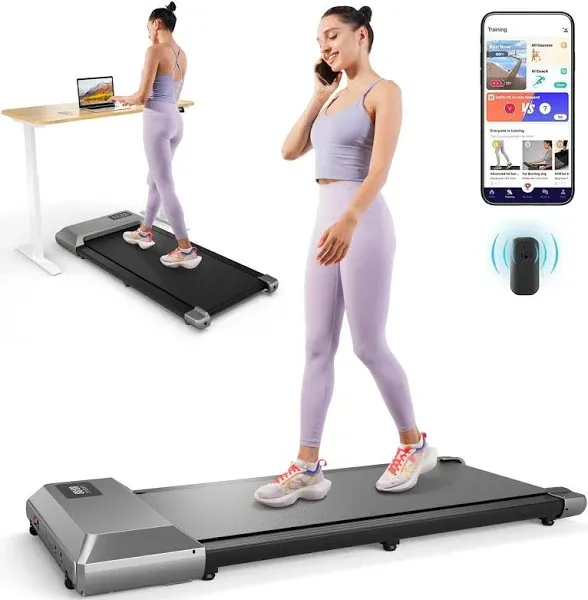 DeerRun Walking Pad 2 in 1 Under Desk Treadmill