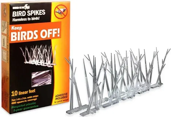 Bird-X Plastic Bird Spikes Kit