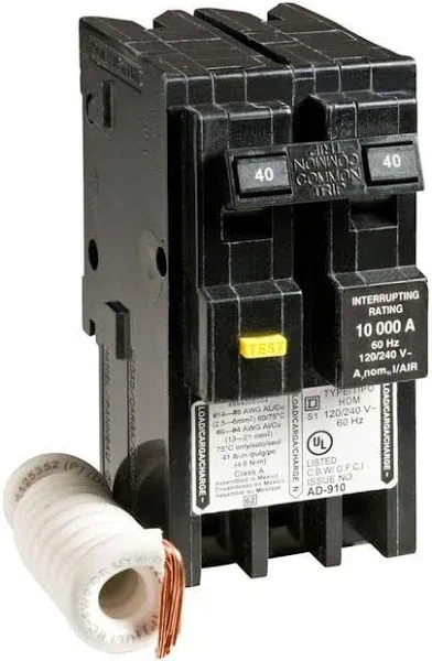 HOM240GFI Square D - New Circuit Breaker