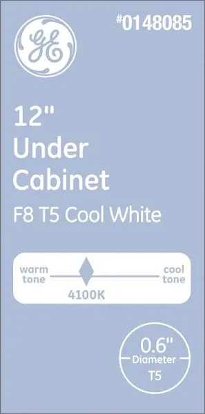 GE 12-Inch 8 Watt Cool White Fluorescent Light Bulb 15987