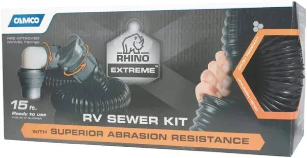 Camco 39867 RhinoEXTREME 20' Sewer Hose Kit