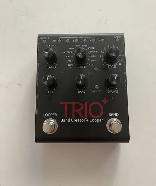 DigiTech Trio+ Band Creator + Looper and Built-In Effects Guitar Effect Pedal