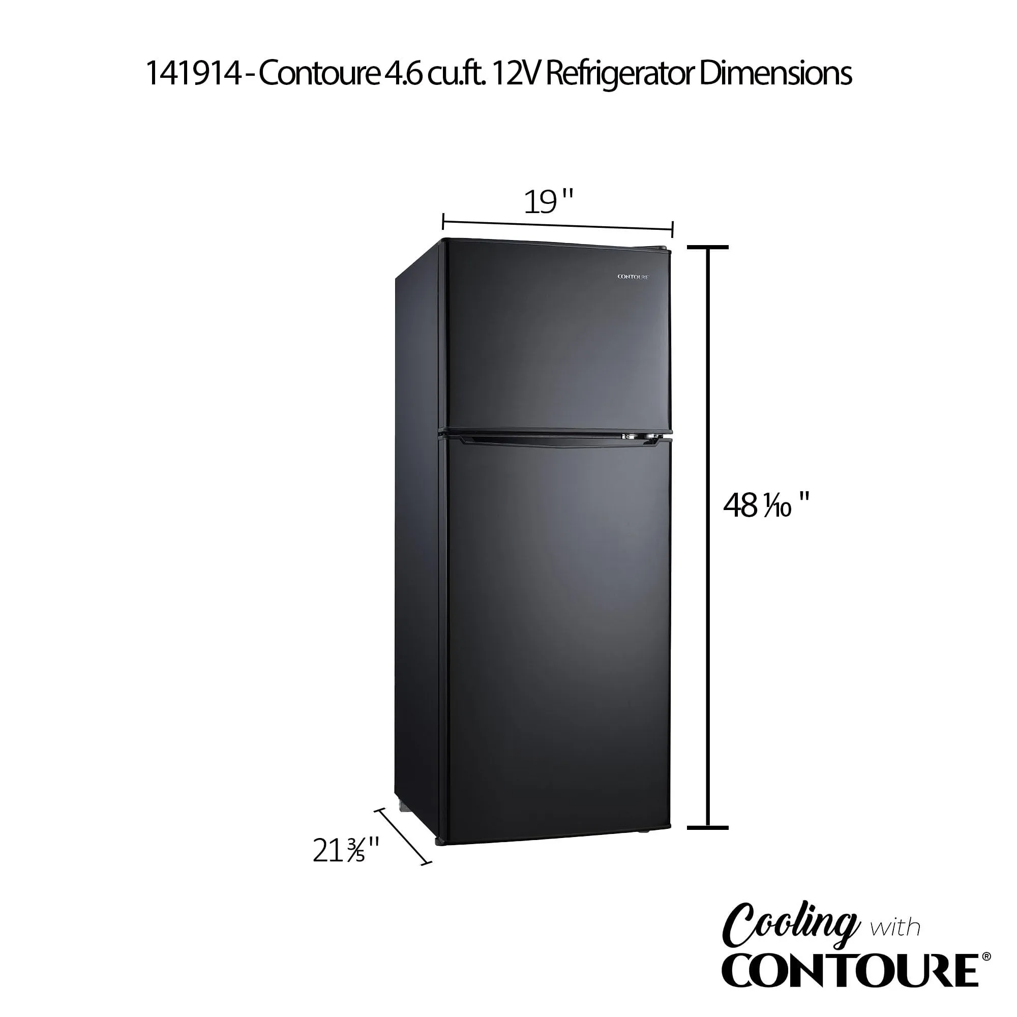 Camping World Contoure 46 Cu ft 12V Refrigerator