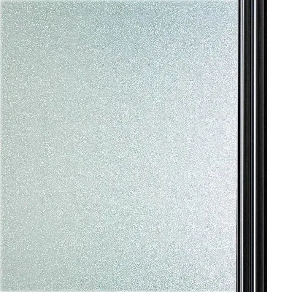 DCP No Glue Self Static Removable Frosted Glass Privacy Window Film, F