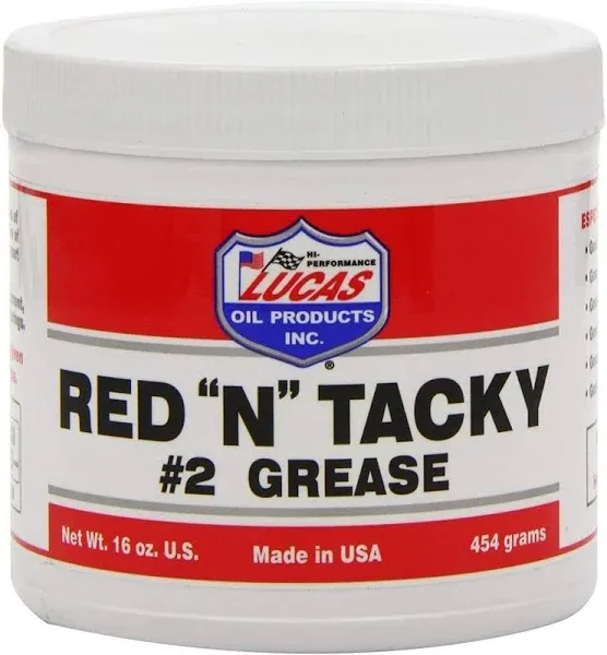 Lucas Oil 10574 Red N Tacky Grease