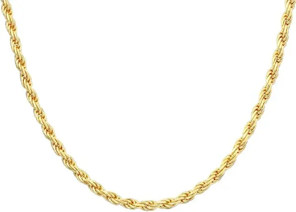 Twist Chain Necklace - 18k gold PVD coating Necklace