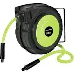 Flexzilla Enclosed Plastic Retractable Air Hose Reel 3/8" x 50'