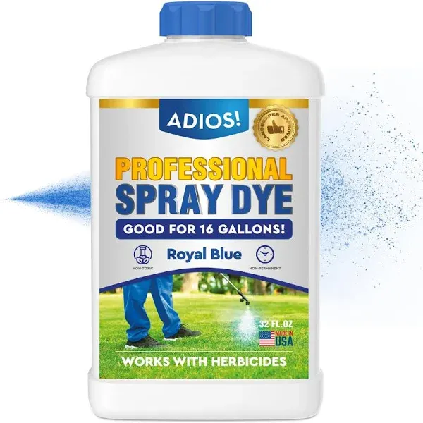 Adios! Professional Blue Spray Dye Marker