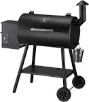 Z Grills ZPG 550B2 2024 Upgrade Wood Pellet Smoker, 8 in 1 BBQ Grill with Latest PID Technology LCD Controller, Auto Temperature Control, Meat Probe