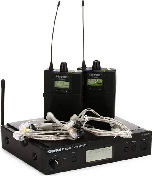 Shure PSM300 Twin Pack Pro In-Ear Monitoring System