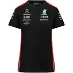 Mercedes AMG Petronas F1 2023 Women's Driver T-Shirt (Black, S)