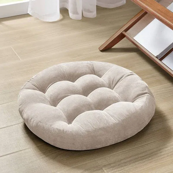 Degrees of Comfort Meditation Floor Pillow Square Large Pillows Seating for Adults