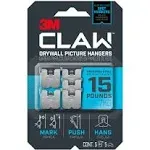 3M Claw 15 lb. Drywall Picture Hanger with Spot Markers 5 Pack