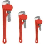 Fleming Supply 483788FUN Plumbers Pipe Wrench, 3-Piece 14-Inch, 10-Inc