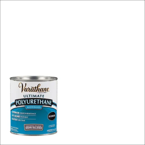 Varathane Interior Polyurethane, Satin - 1 qt can