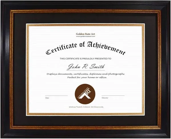 Golden State Art Frame Diploma/Certificate