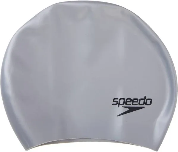 Speedo Long Hair Swim Cap Green