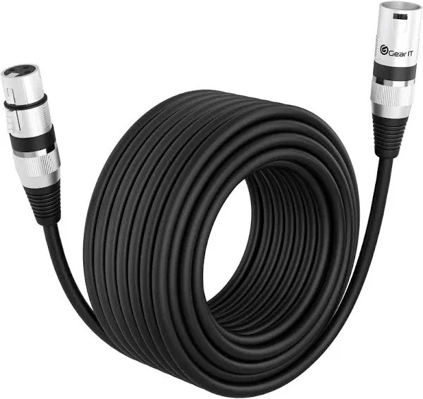 XLR to XLR Microphone Cable 1 Feet 6 Pack XLR Male to Female Mic Cable 3-Pin ...