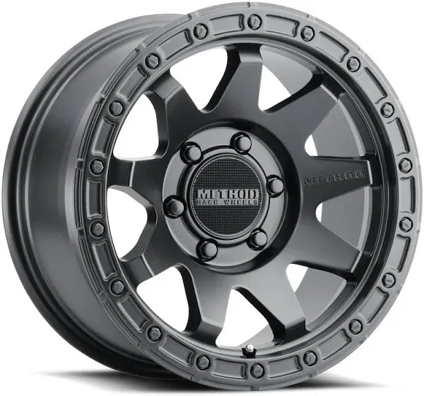 Method MR317 Offset CB Matte Black Wheel