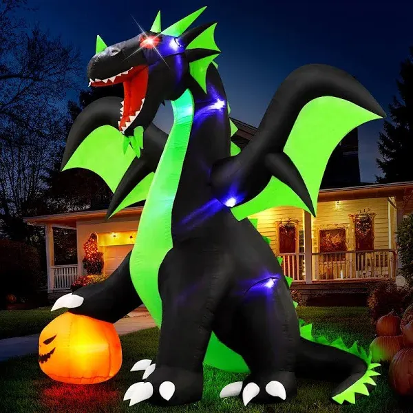 Jeefome Halloween Inflatable Dragon