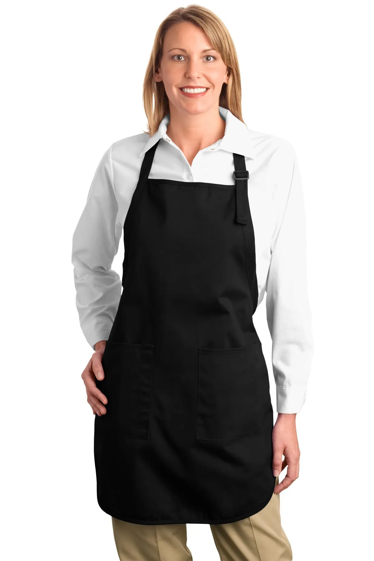 Port Authority Full-Length Two-Pocket Bib Apron