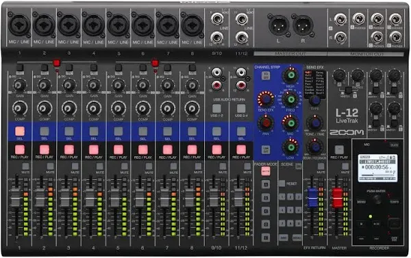 Zoom LiveTrak L-12 Digital Mixer/Recorder