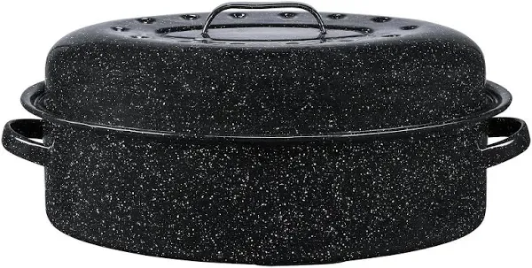 Granite Ware Covered Oval Roaster